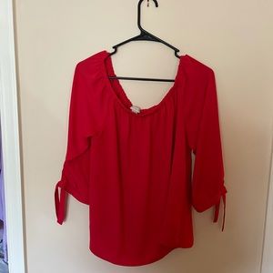 off the shoulder top